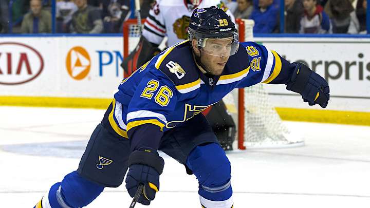 Blues' Stastny listed week to week with lower-body injury
