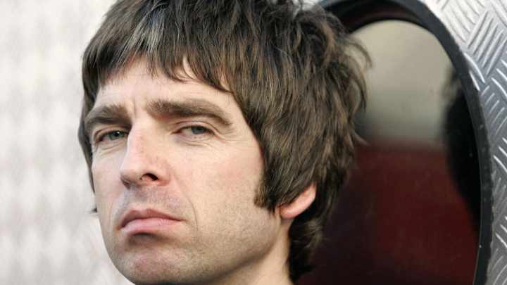 Singer Liam Gallagher Making Mischief With Comical Album Poster for Manchester Utd Fans