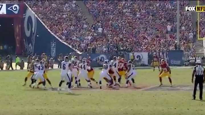 Watch: Rams' Punter John Hekker Throws Perfect Pass on Fake Punt