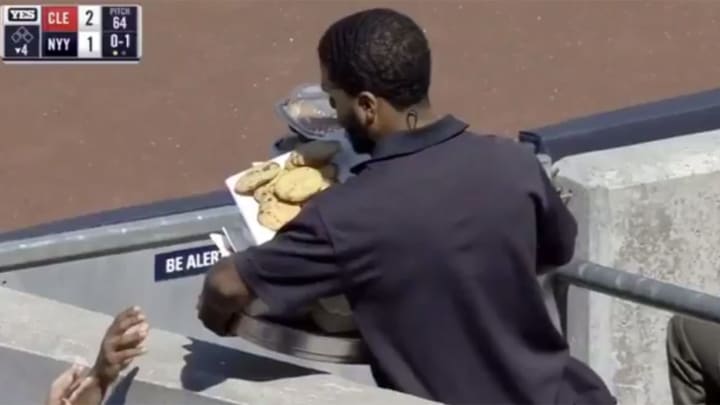Watch: Cookie Disaster Narrowly Averted at Yankee Stadium