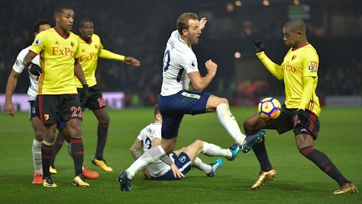 10-Man Tottenham Earns Point in Fiery Encounter at Vicarage Road