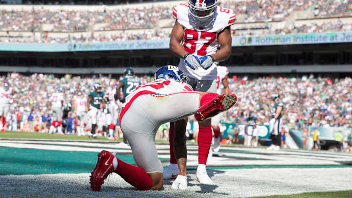 Odell Beckham Fined $12,154 for Dog Celebration vs. Eagles Odell Beckham Fined $12,154 for Dog Celebration vs. Eagles