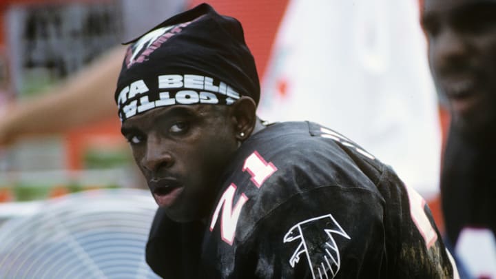 Deion Sanders had no time for the Giants' combine test