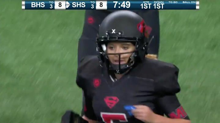K-Lani Nava Becomes First Female to Play in Texas State Championship Game—And Hits 9 Extra Points