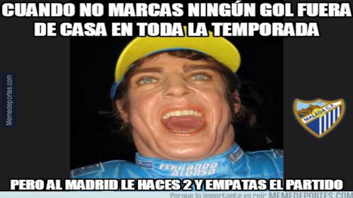 Los mejores 'memes' del Madrid-Málaga, el penalti fallado de CR7, la actuación de Gil Manzano y más