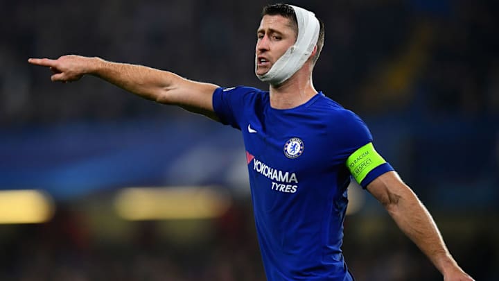 Social Media Reacts Hilariously to Chelsea Defender Gary Cahill's Ridiculous Head Bandage Social Media Reacts Hilariously to Chelsea Defender Gary Cahill's Ridiculous Head Bandage