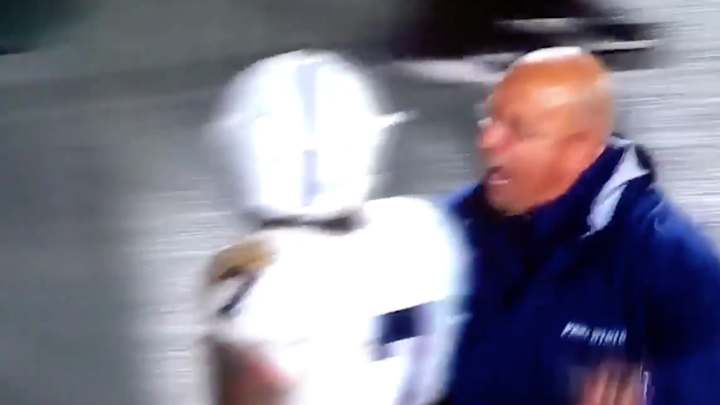 Watch: James Franklin Yells at Player for Not Shaking Hands