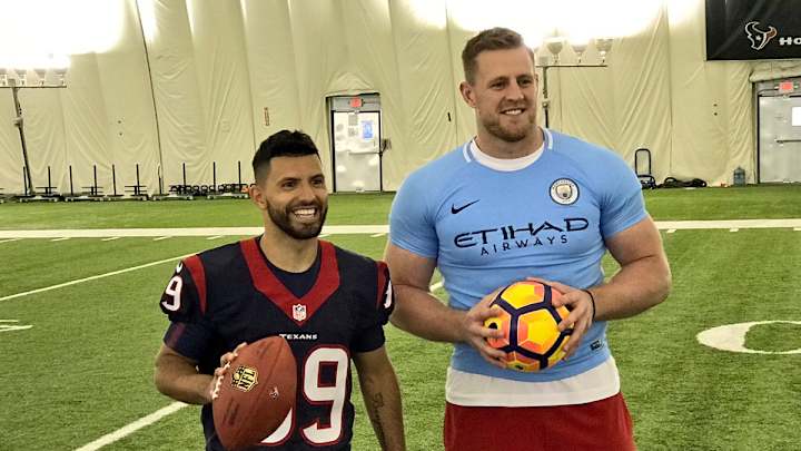 So they don’t make soccer jerseys in J.J. Watt’s size?