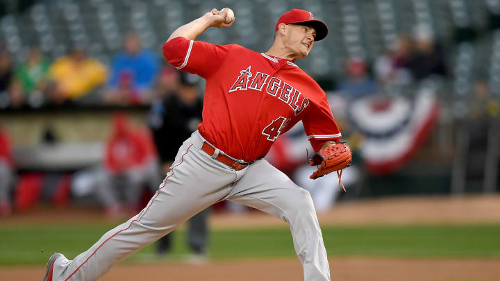 Angels’ Garrett Richards leaves first start back from UCL tear