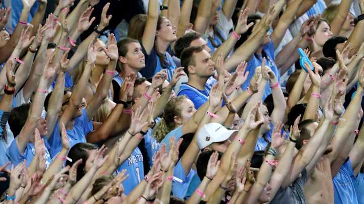 UNC’s student section has a bunch of ringers from Arizona State