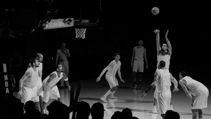 The NBA Finals in color is cool. The NBA Finals in infrared is much, much cooler.