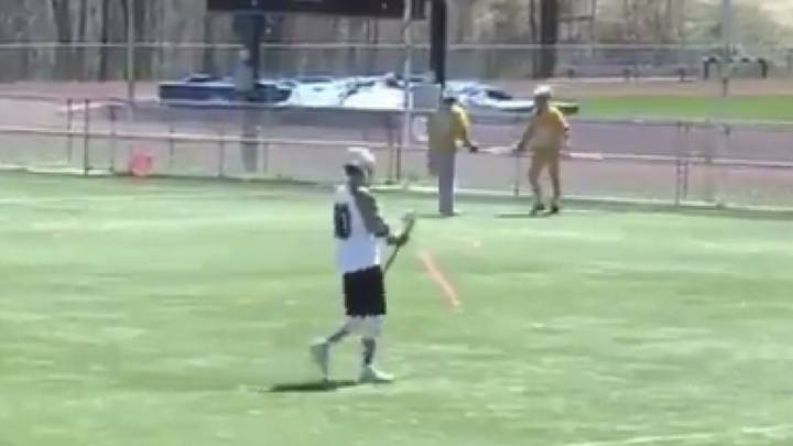 Watch: Genesee Community College turns the best hidden-ball lacrosse goal of the year