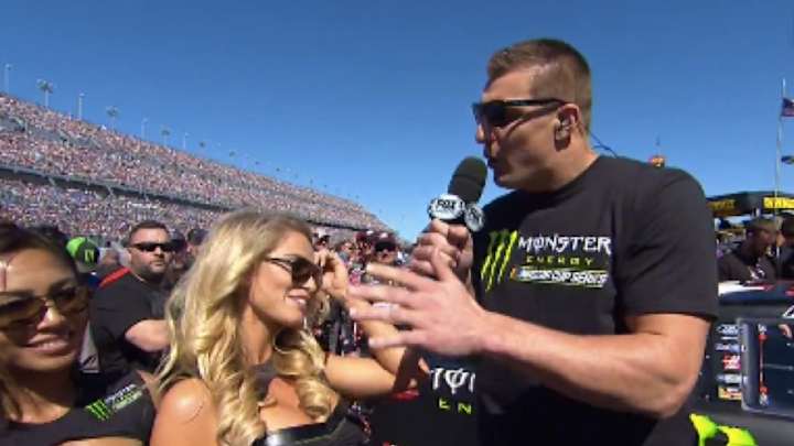 Watch: Monster Energy girl totally misses Gronk's speed limit joke