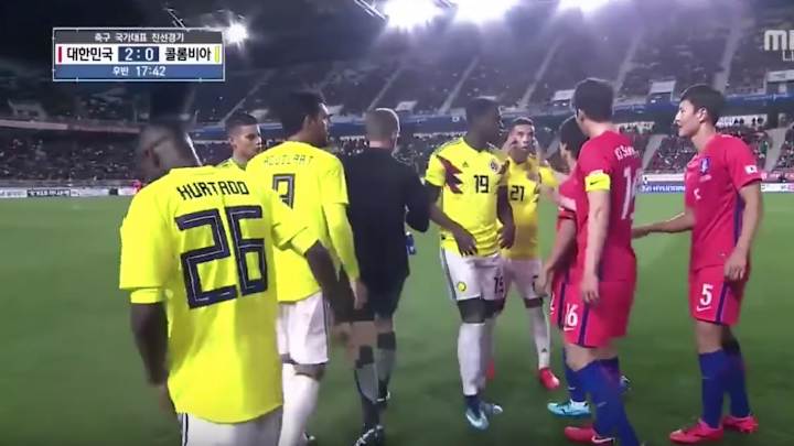 Watch: Colombia's Edwin Cardona Makes Racist Slant-Eye Gesture Against South Korea