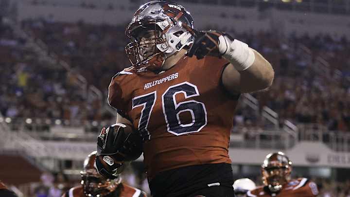 Forrest Lamp, Garett Bolles make their case for Round 1 in O-line combine drills Forrest Lamp, Garett Bolles make their case for Round 1 in O-line combine drills