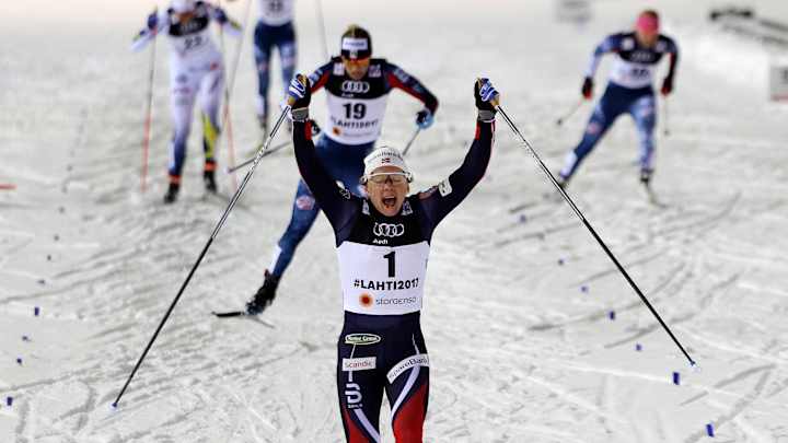 Pellegrino makes history in world cross-country ski sprint
