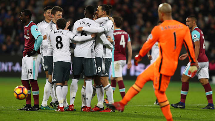 Controversial decisions help Manchester United extend win streak vs. West Ham