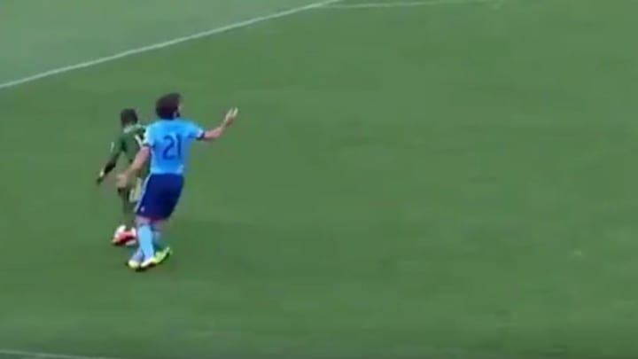 VIDEO: Juve Legend Pirlo Creates a Storm on Twitter After Latest Example of His Dwindling Abilities
