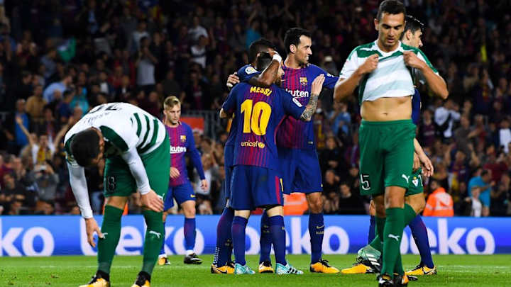 Barcelona 6-1 Eibar: Lionel Messi Hits Four as Catalan Giants Maintain Perfect Start