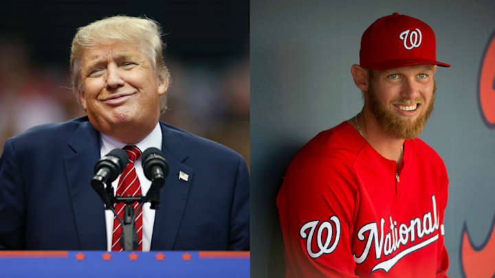 Donald Trump’s old Stephen Strasburg tweets could make Opening Day a little awkward