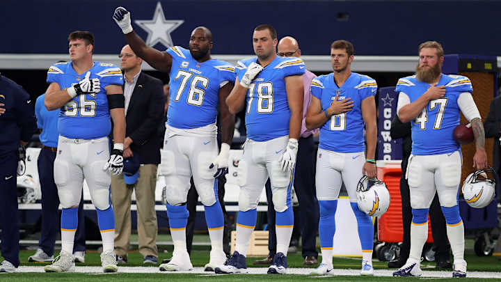Players and Teams Who Protested During National Anthem In Week 12