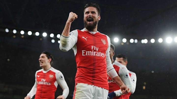 EPL Notes: Giroud's brilliance leads Arsenal; Tottenham in pursuit of top spot