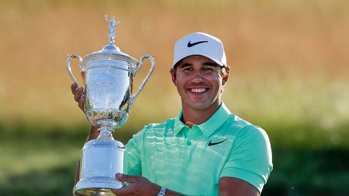 Long road: Koepka's journey now includes a US Open title