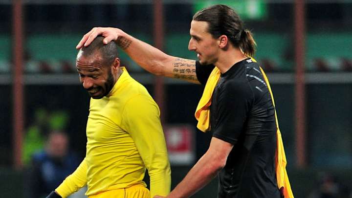 VIDEO: Zlatan Ibrahimovic Cracks Up Thierry Henry After Dig Over Not Being on Man Utd Legends Wall