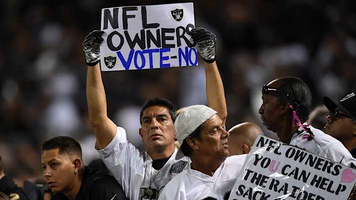 Oakland Raiders move to Las Vegas approved by owners with 31–1 vote Oakland Raiders move to Las Vegas approved by owners with 31–1 vote