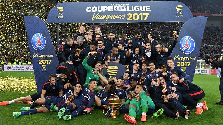 PSG sends a message with French League Cup final thrashing of Monaco PSG sends a message with French League Cup final thrashing of Monaco