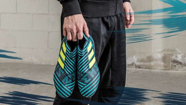 PHOTOS: Lionel Messi Among Stars to Show Off New adidas Ocean Storm Nemeziz Boots PHOTOS: Lionel Messi Among Stars to Show Off New adidas Ocean Storm Nemeziz Boots