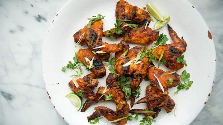 Kimchi-Glazed Chicken Wings Kimchi-Glazed Chicken Wings