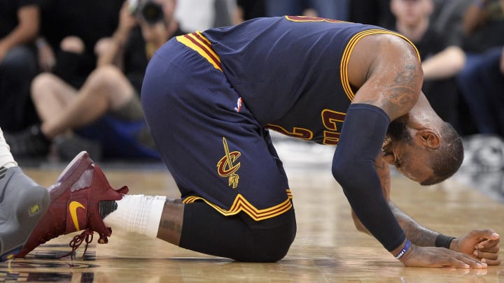 LeBron James says he's 'fine' after taking elbow to neck LeBron James says he's 'fine' after taking elbow to neck