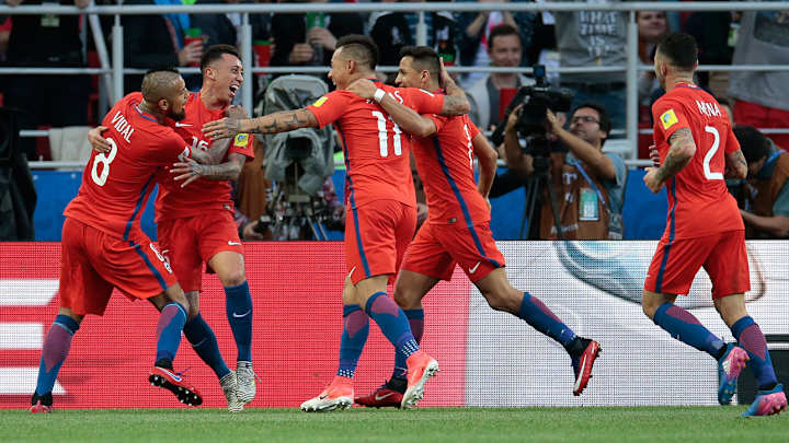 Confederations Cup: Chile draws with Australia to reach semifinals Confederations Cup: Chile draws with Australia to reach semifinals