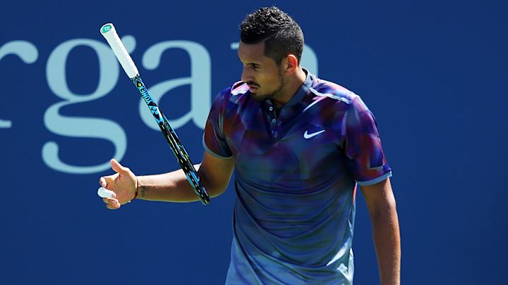 Candid and Conflicted, Nick Kyrgios Crashes Out of U.S. Open in First Round Candid and Conflicted, Nick Kyrgios Crashes Out of U.S. Open in First Round