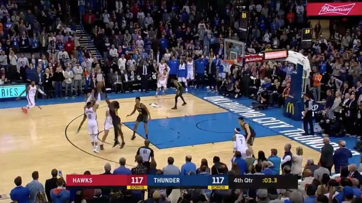 Watch: Russell Westbrook Hits Game Winner With Under 2 Seconds Left