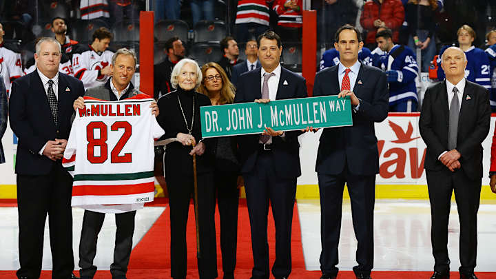 Former owner McMullen inducted into Devils Ring of Honor