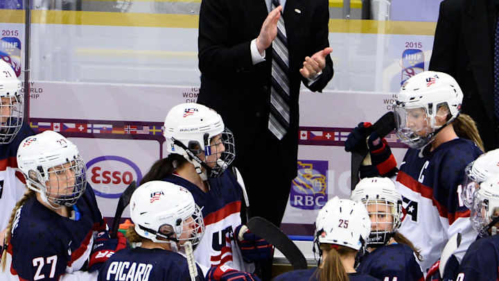 U.S. women's hockey team lacks coach with Olympics one year out