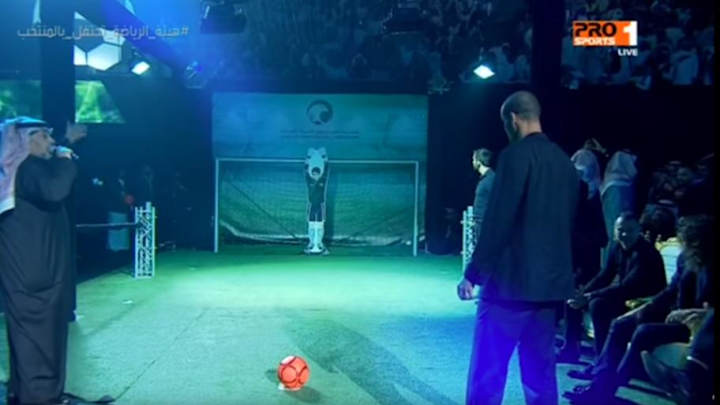 VIDEO: Awful Rivaldo Penalty Sends Legends into Hysterics at Celebration Event