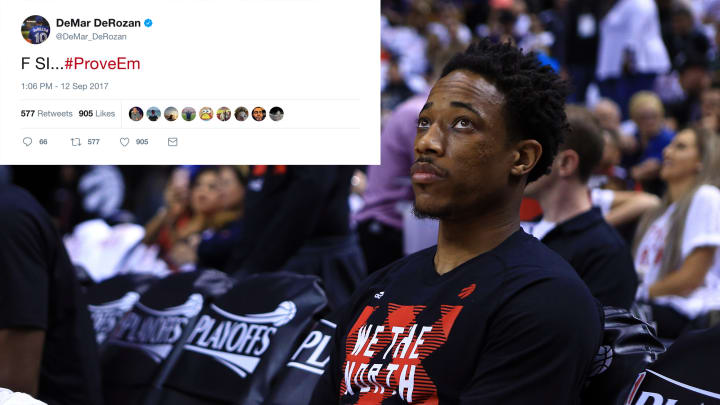 We Moved DeMar DeRozan Up 10 Spots in Our NBA Player Rankings and He’s Still Mad We Moved DeMar DeRozan Up 10 Spots in Our NBA Player Rankings and He’s Still Mad