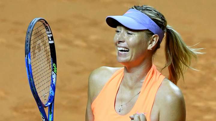 Sharapova wins again, reaches semifinals at Porsche GP