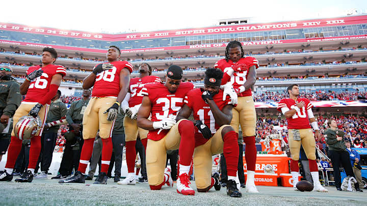 San Francisco 49ers’ Eric Reid Says NFL Will Shift Charitable Funds to Fund Social Justice Causes San Francisco 49ers’ Eric Reid Says NFL Will Shift Charitable Funds to Fund Social Justice Causes