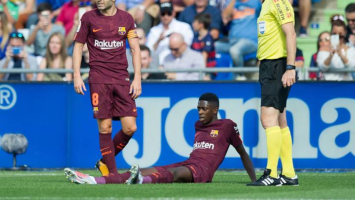 It's Not All Bad News! Barcelona Set to Save €10m Thanks to Ousmane Dembele's Hamstring Injury It's Not All Bad News! Barcelona Set to Save €10m Thanks to Ousmane Dembele's Hamstring Injury