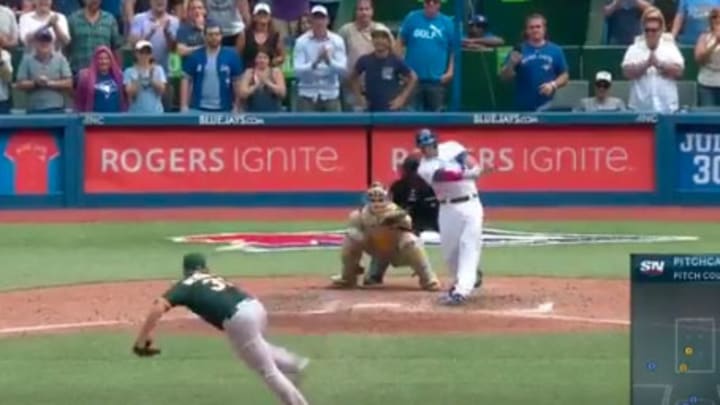 Watch: Blue Jays' Steve Pearce Hits Walk-Off Grand Slam