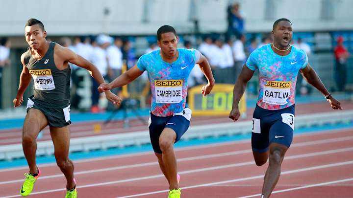Gatlin wins 100 meters at Golden Grand Prix in Japan