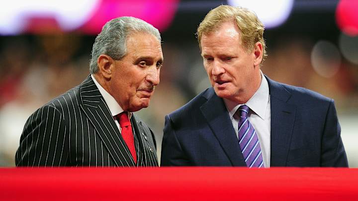 Falcons Owner Arthur Blank Says Compensation Committee Is Finalizing Roger Goodell's Extension Falcons Owner Arthur Blank Says Compensation Committee Is Finalizing Roger Goodell's Extension