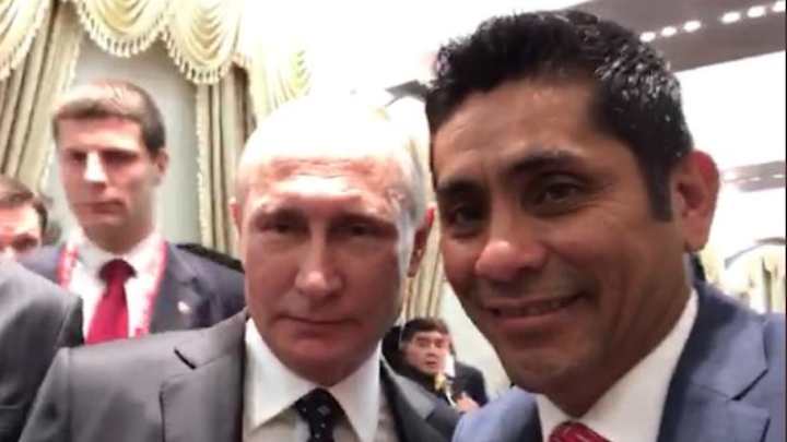 ¿PALANCA? | Jorge Campos y Vladimir Putin se volvieron buenos amigos en el sorteo del Mundial