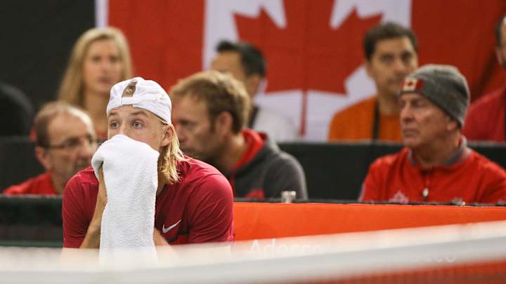 Player fined $7K for hitting umpire with ball in Davis Cup