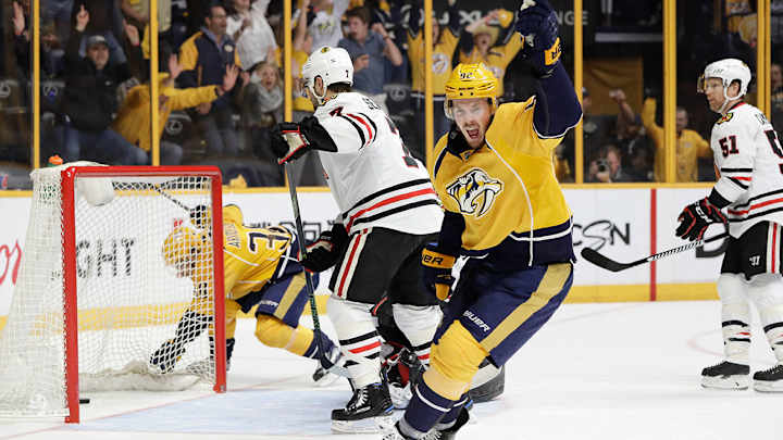 Playoff Roundup: Predators complete first-round sweep of Blackhawks Playoff Roundup: Predators complete first-round sweep of Blackhawks