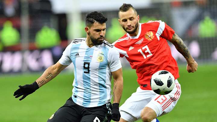 Aguero Secures Argentina Win Over Russia in Friendly Aguero Secures Argentina Win Over Russia in Friendly